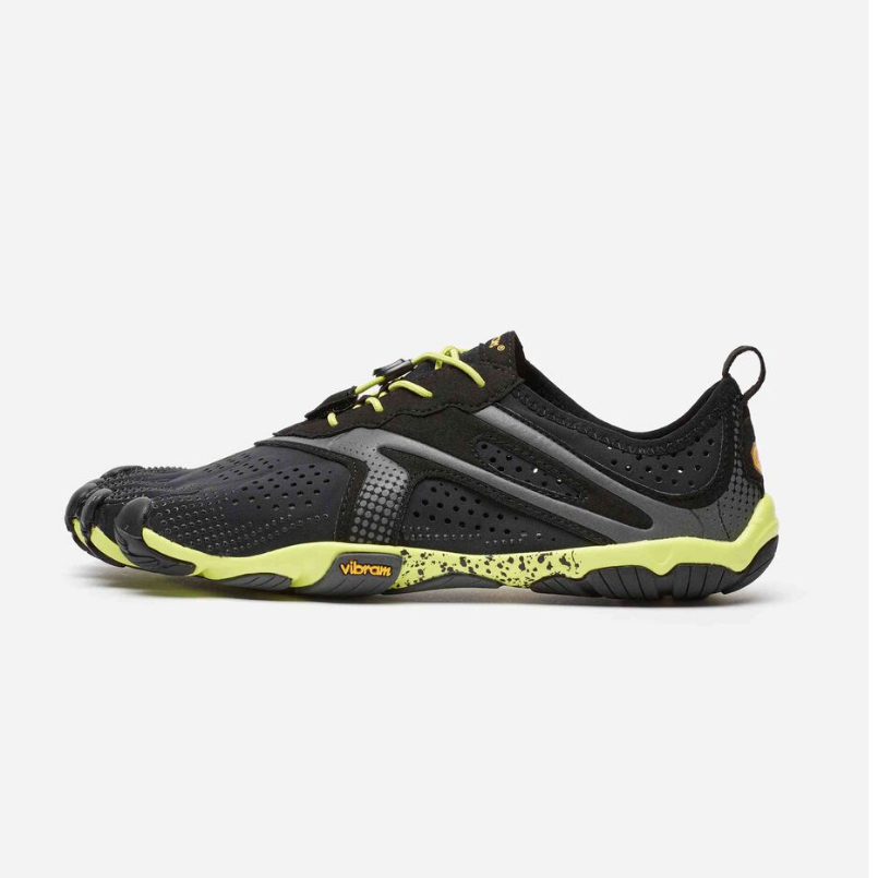 VIBRAM FIVEFINGERS V-RUN MEN สี BLACK/YELLOW - รองเท้าวิ่งแยก 5 นิ้ว