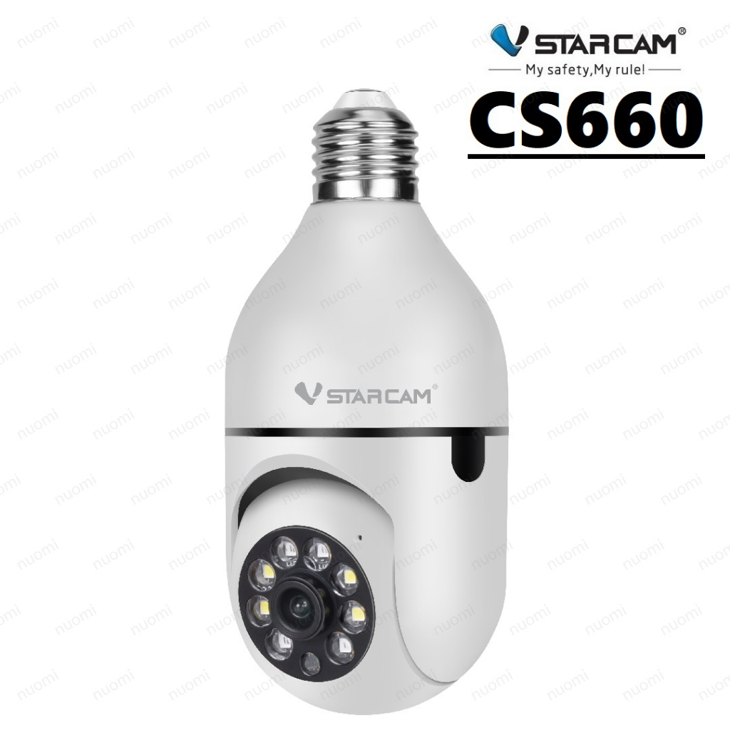 VSTARCAM CS660 SUPER HD 1296p 3.0MP WiFi iP Camera E27 ใส่ขั้วหลอดไฟ กล้องวงจรปิดไวไฟไร้สาย