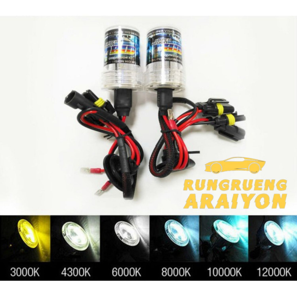 ไฟหน้าซีนอลแปลง H4 H1 H7 H11 H3 4300K 6000K 8000K ( 1ชุด รับประกัน3เดือน)