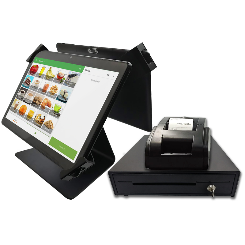 SCHLONGEN LOYVERSE POS Tablet แท็บเล็ตพร้อมที่วางกันขโมย + เครื่องพิมพ์ใบเสร็จ + ลิ้นชักเก็บเงิน ชุดแคชเชียร์ POS