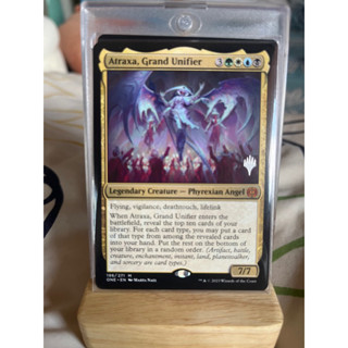 การ์ด MTG Atraxa, Grand Unifier Magic the gathering EDH รุ่น ONE Promo Pack สภาพ Nm