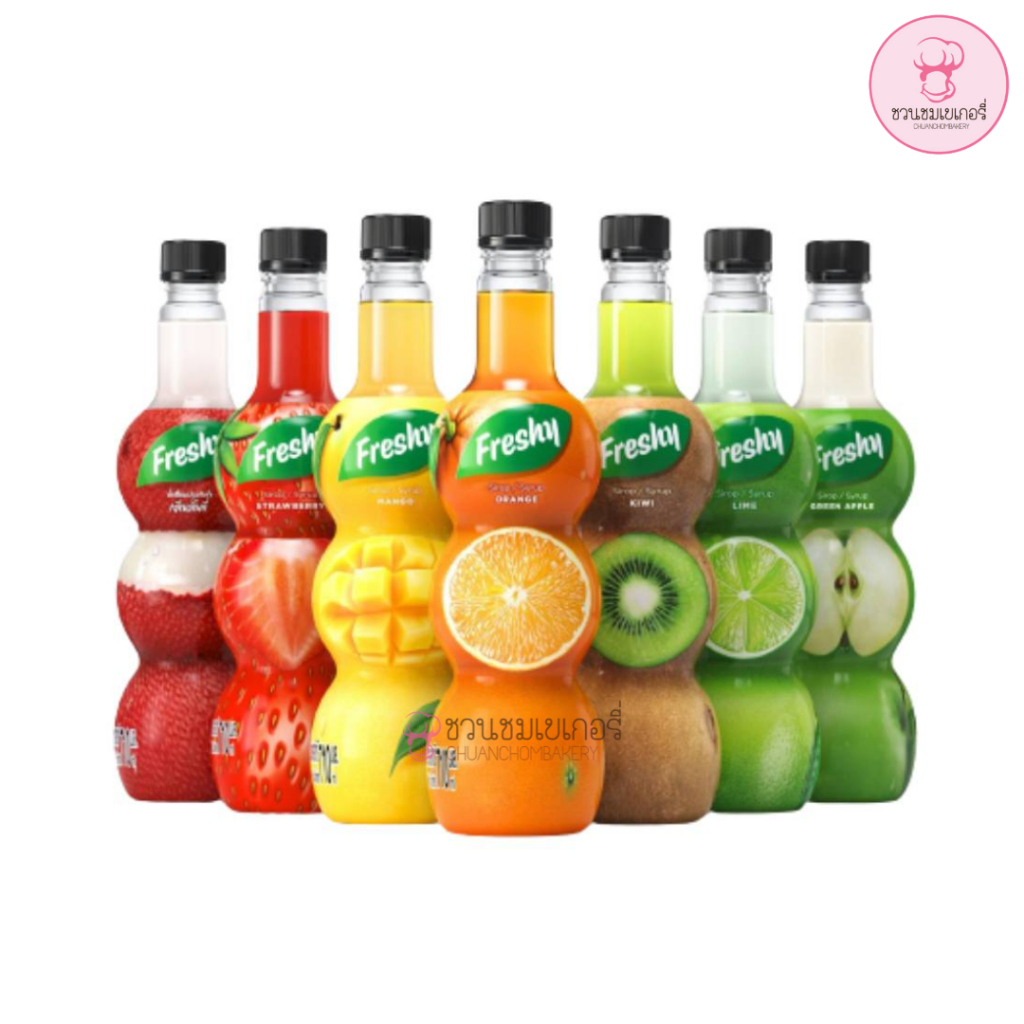ไซรัป Freshy เฟรชชี่ น้ำผลไม้ 710ml ผสมเนื้อผลไม้เข้มข้นเฟรชชี่  หอมกลิ่นผลไม้