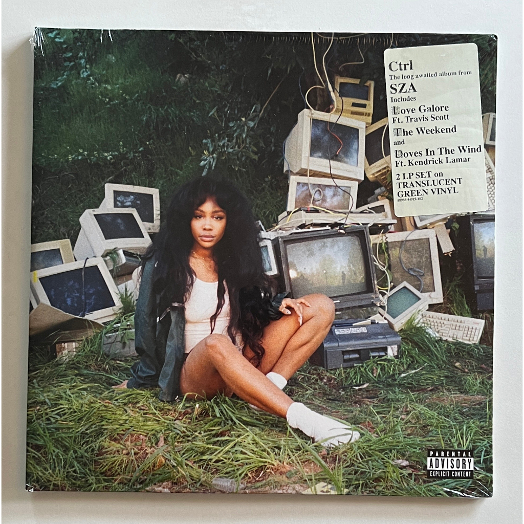 แผ่นเสียง SZA  Album : Ctri ( green)[vinyl]