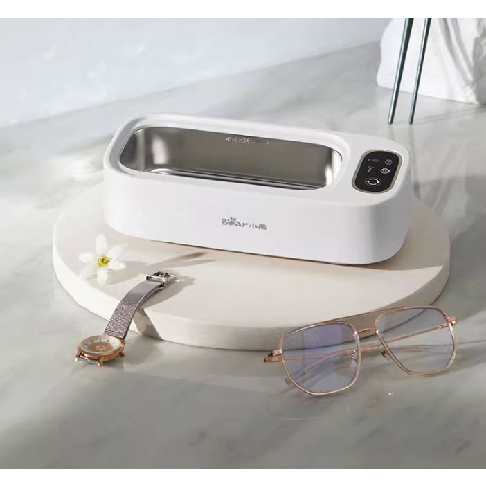 Bear QXQ-B20N8 เครื่องทำความสะอาดแว่นตาอัลตราโซนิก  เครื่องทำความสะอาดเครื่องประดับ เหล็กดัดฟัน คอนแ