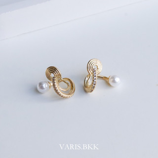 ต่างหูแบบหนีบ ไม่ต้องเจาะหู Ayleen Ear Clip-varis.bkk