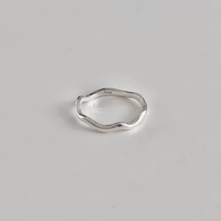 Winterwinter Jewelry Silver925 : เครื่องประดับเงินแท้ แหวนเงินแท้ 925 หนา 1 mm (wave rings)
