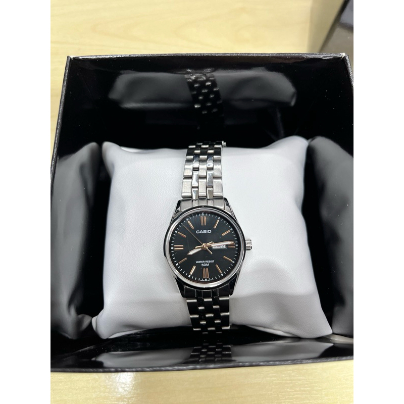 มือสอง นาฬิา cacio หน้าปัดดำ ประกันหมด กพ 24