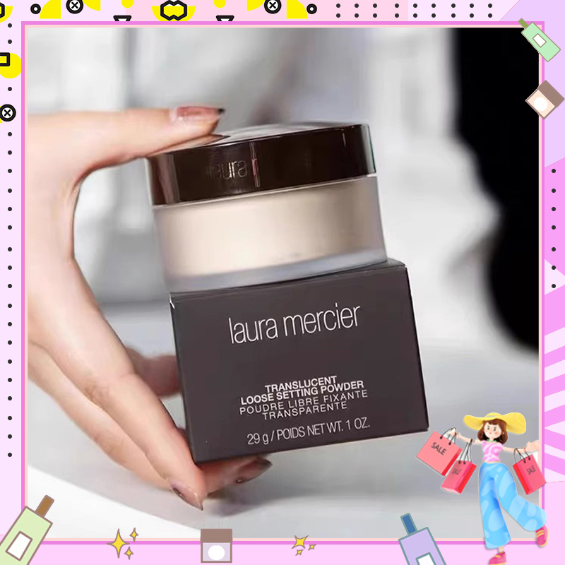 Laura Mer cier Translucent Loose Setting Powder 29g Oil control and long-lasting makeup setting、smooth、invisible pores