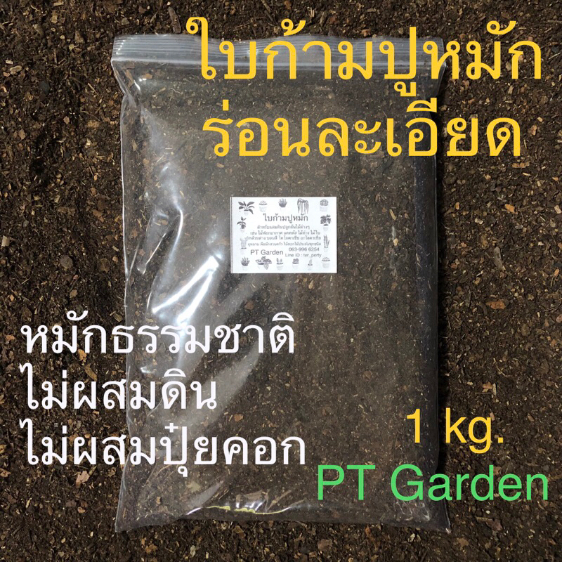 ใบก้ามปูหมัก ร่อนละเอียด ใบก้ามปูแท้ ไม่ผสมดิน น้ำหนัก1กิโลกรัม