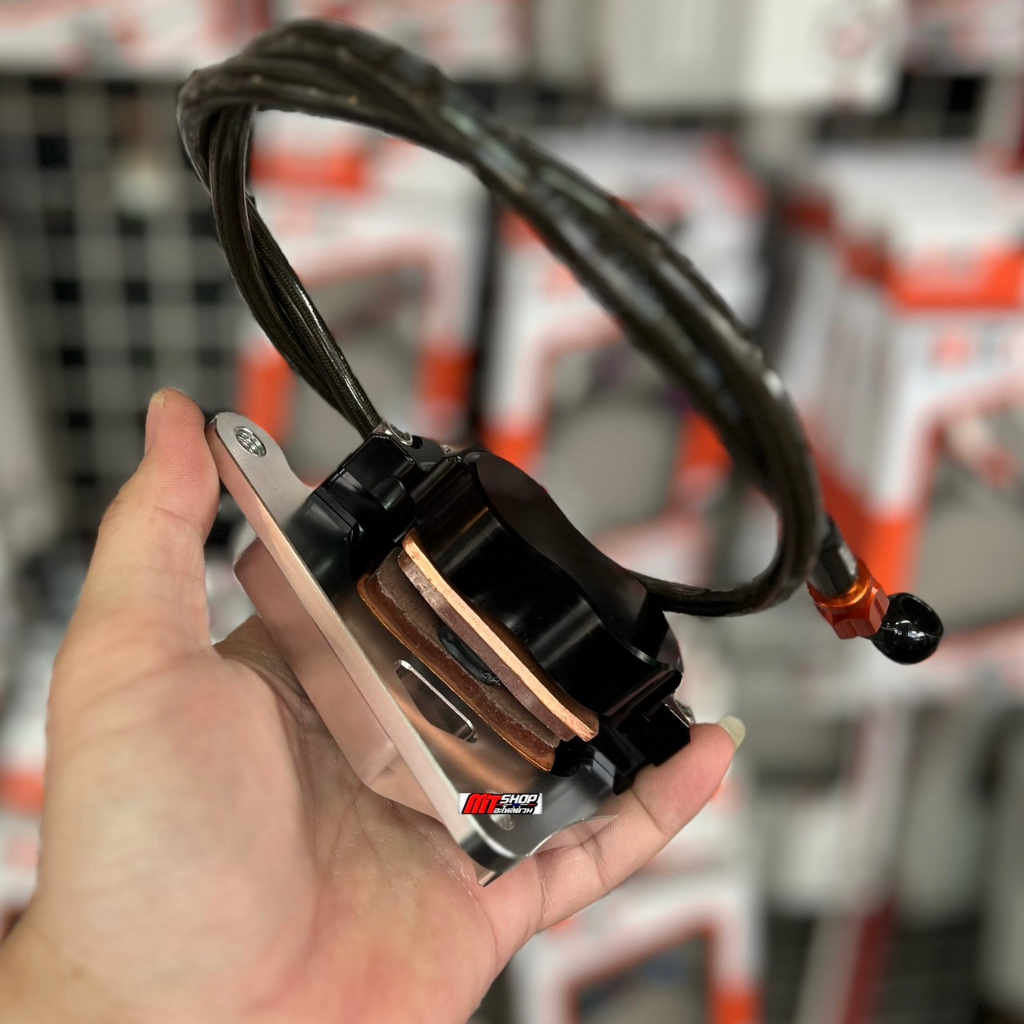 🛵🛵 ปั้ม 8.1 cnc+ขาจับปั้ม+สายSwit เเท้ งานประกอบ ใส่เวฟได้ทุกรุ่น/หลีด125🔥ฟรี น็อตจับปั้มเลส 2ตัว🔥มีประกันรั่วซึม - รูปที่ 3