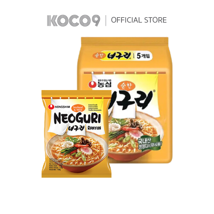 [exp.4.6.26] Nongshim Neoguri Udon Mild Seafood นอกูรีซีฟู้ด แอนด์ไมลด์รามยอน (บะหมี่กึ่งสำเร็จรูปรสอาหารทะเล)