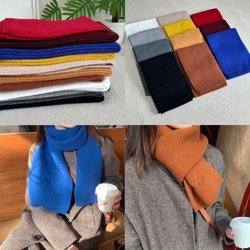 [umore.edition] ✨ใส่ได้ทั้ง ช/ญ Babe wool scarf ผ้าพันคอเนื้อผ้าวูล unisex สัมผัสอุ่นนุ่ม ไม่คัน⭐️⚡️