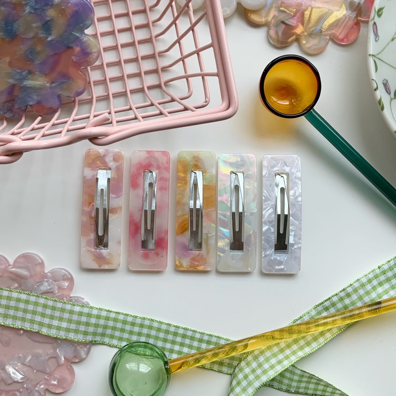 เพิ่ม 6 สีใหม่ พร้อมส่งจากไทย กิ๊บติดผม Candy Crush GTN Hair clip