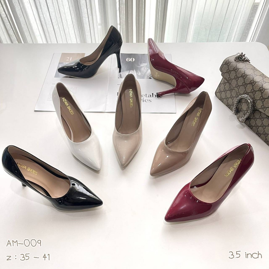 Bestsellers 🔥🔥รองเท้าคัทชู สาวออฟฟิศเทสดีต้องมีรุ่นที่ปังที่สุด ในอาณาจักร Niwa shoes แล้วนะคะ รหัสสินค้า AM-009