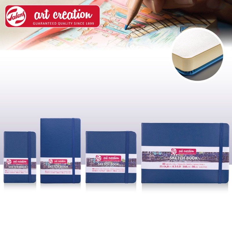 สมุดสเก็ต SKETCHBOOK TAC 21x14.8 ซม. 140 แกรม 80 แผ่น - รูปที่ 5