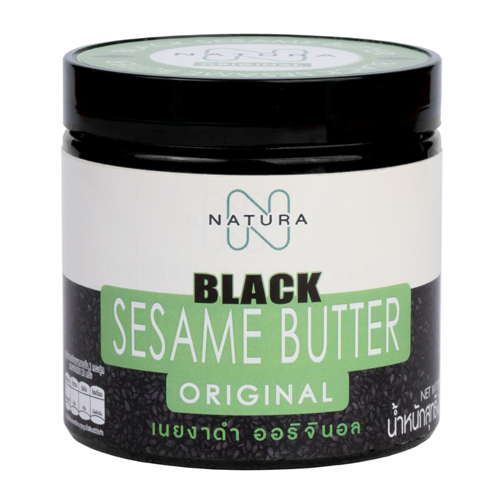เนยงาดำ ออริจินอล Black Sesame Butter Original (Natura Brand)