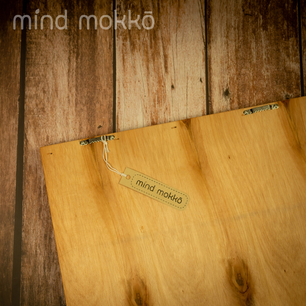 กรอบไม้สนสำหรับโชว์ปกแผ่นเสียง Vinyl ที่โปรดปรานหรือแผ่นที่กำลังเล่น - รูปที่ 2