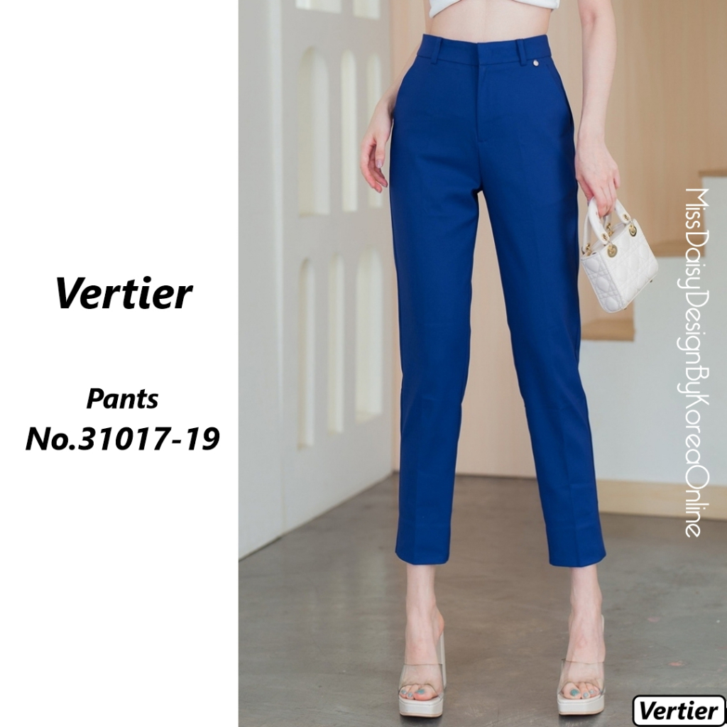 Vertier กางเกงขายาว 7 ส่วน ​No.31017 ผ้า Double Poplin (Spandex)