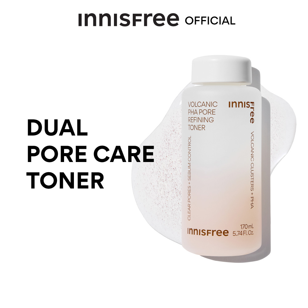 [โทนเนอร์] innisfree Volcanic PHA Pore Toner 170ml อินนิสฟรี โวเคนิค โทนเนอร์ 170 มล. ลดความมัน ผลัดเซลล์ผิว