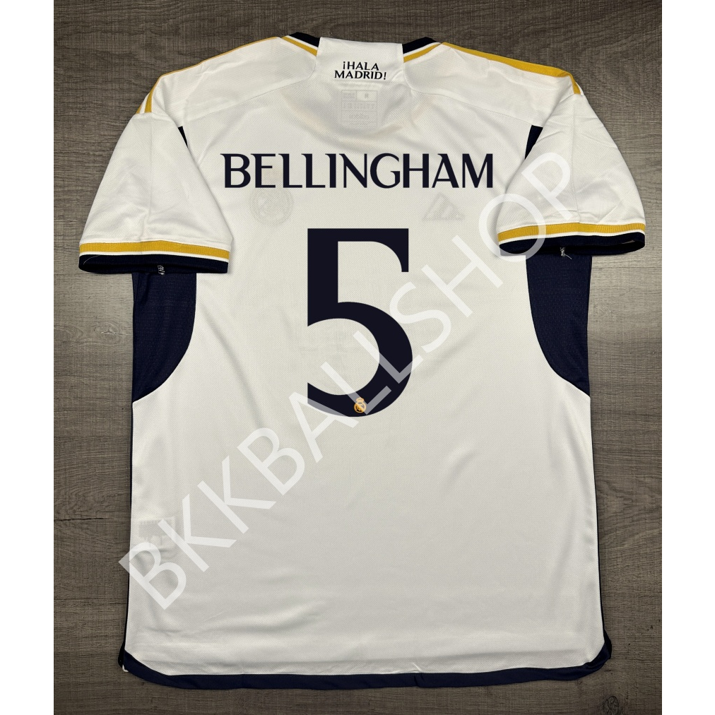 เสื้อฟุตบอล รีล มาดริด Home เหย้า 2023/24 และ 5 BELLINGHAM