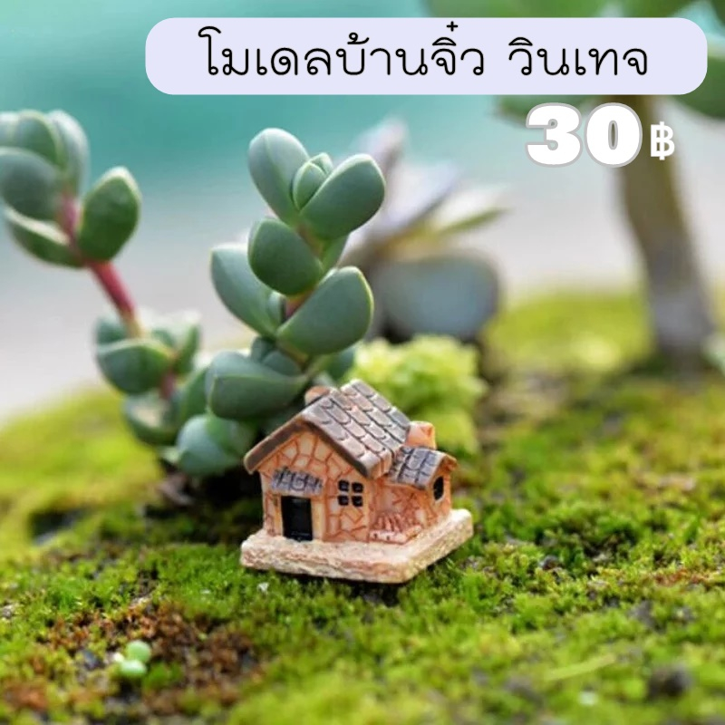 ฟิกเกอร์ โมเดล บ้านจิ๋ว วินเทจ ชิ้นละ 30 บาท