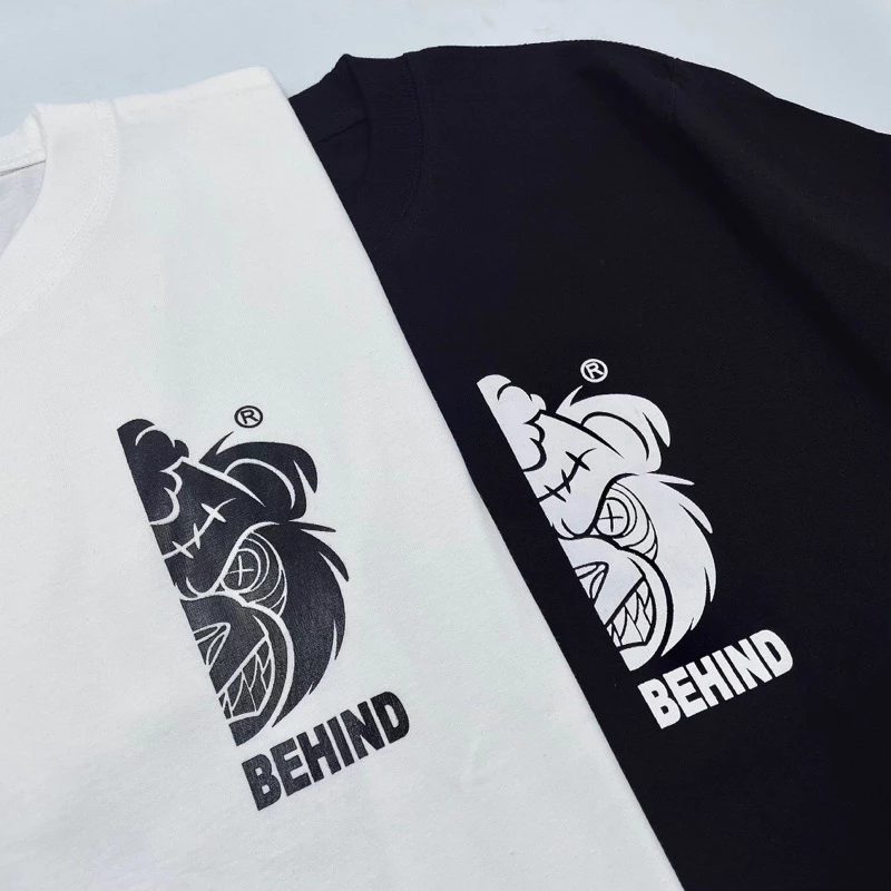 เสื้อยืด 𝗕𝗘𝗛𝗜𝗡𝗗 แขนสั้น Oversize " BHX01 "