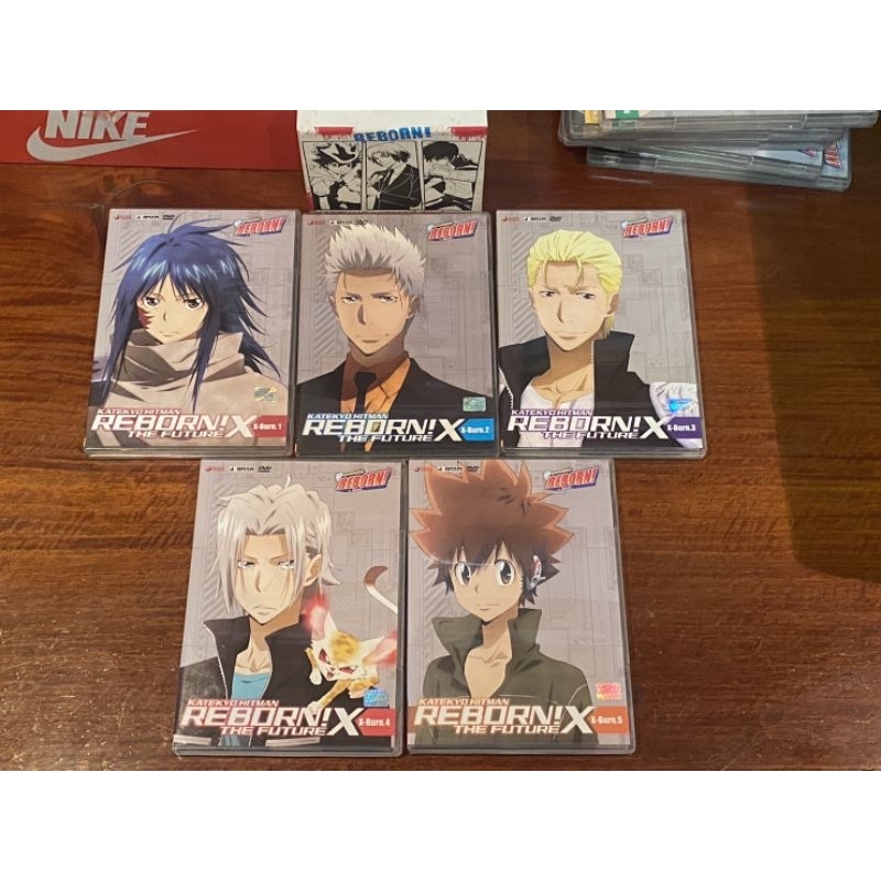 DVD COLLECTION คอลเลคชั่น ครูพิเศษจอมป่วน รีบอร์น REBORN เดอะฟิวเจอร์ X เอ็กซ์ แผ่น 1-10