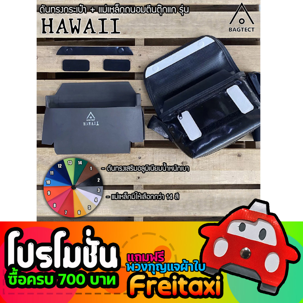 (พร้อมส่ง) ชุดดันทรงและแม่เหล็กถนอมตีนตุ๊กแกกระเป๋าFreitag รุ่น HAWAII (F41)รุ่นใหม่ (ไม่รวมกระเป๋า)