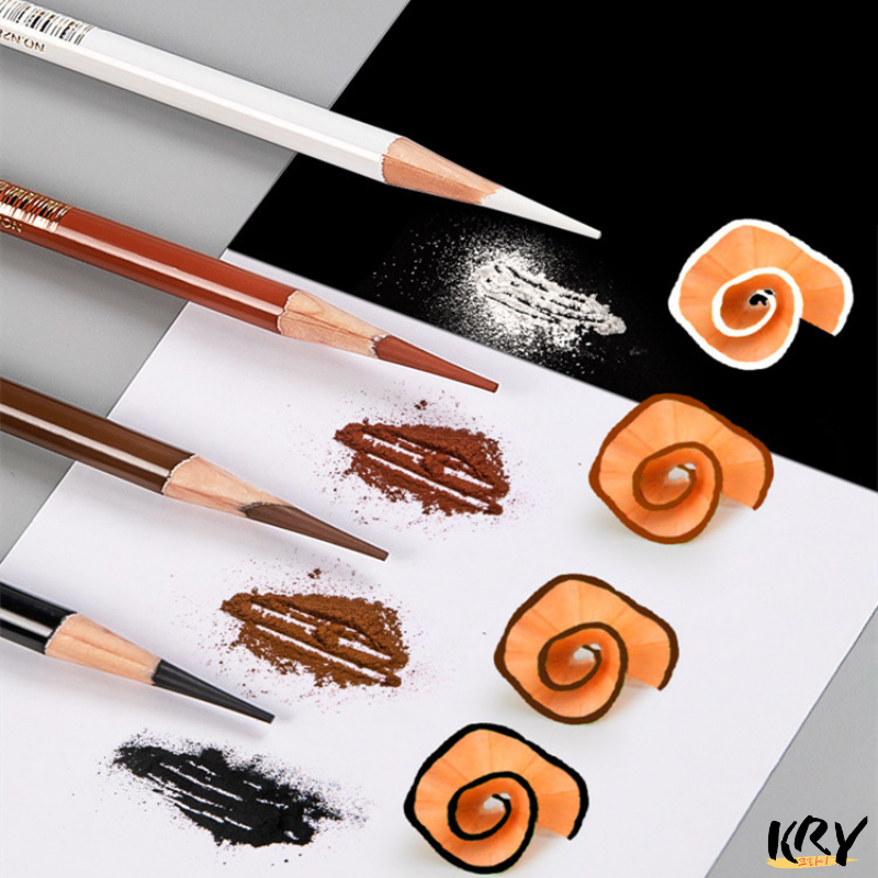 NYONI N2828 ดินสอชาโคล 4 สี สำหรับดรออิ้ง