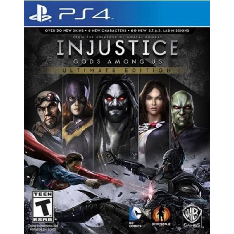 แผ่นเกม Injustice : ps4 (มือ2)
