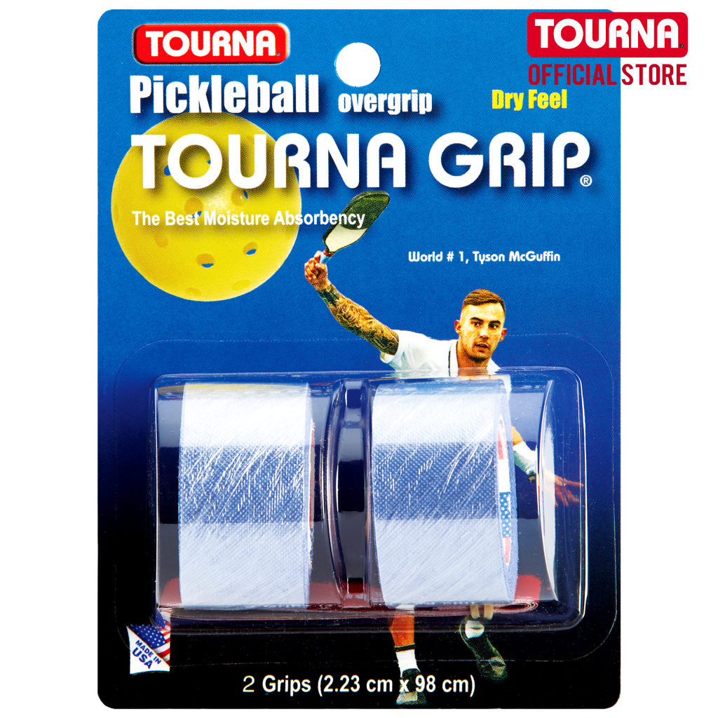 Pickleball TOURNA GRIP 2 Grips โอเวอร์กริป สำหรับ พิกเคิลบอล แบบ Dry 2 กริป