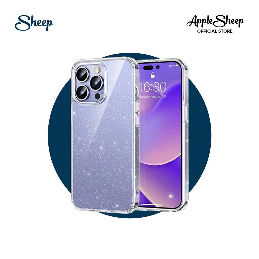 [Glacier Glitter]  เคสใสกลิตเตอร์สำหรับไอโฟน เคสใสที่บางเบา เคสสำหรับiPhone14/14 Plus/14Pro/14Pro Ma