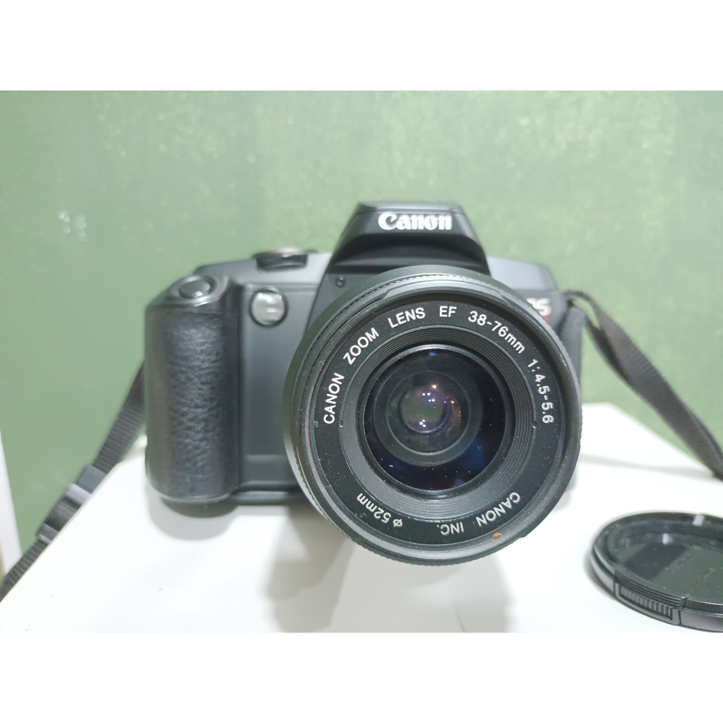 กล้องฟิลม์ CANON EOS 888 พร้อม เลนส์ 38-76 MM + ซองใส่กล้อง+สายคล้องคอ CANON+คู่มือใช้งาน มือสองนะคะ