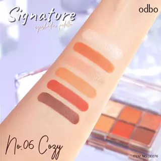 (OD276) Odbo signature eyeashdow palette อายแชโดว์ พาเลท 6 สี