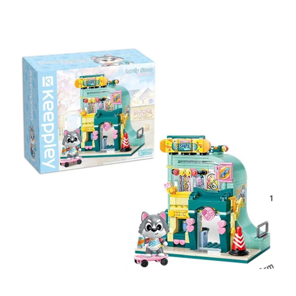 Keeppley (คีปเพลย์) บริคตัวต่อ Husky Skate Shop รหัส QMGK28009