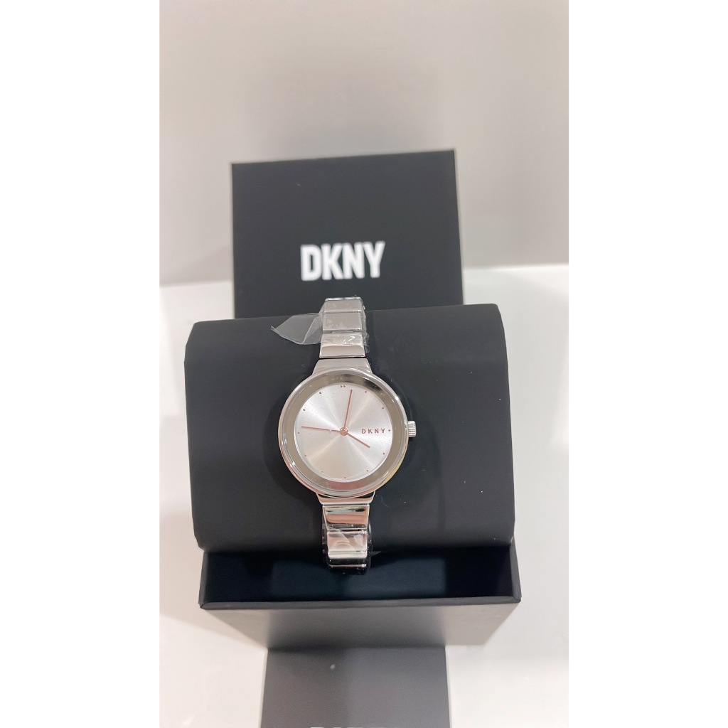 พร้อมส่ง 🔥Sale 2499🔥ลดเยอะ นาฬิกา DKNY Women's Astoria Three-Hand Watch /32 mm สีเงิน เรียบหรูดูดีทุกอณู  ใ