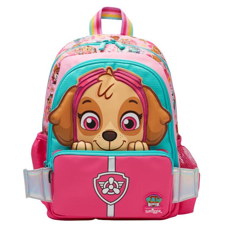 Smiggle Pink Paw Patrol Junior Character Backpack กระเป๋าสมิกเกอร์น้องหมาpaw สีชมพู พร้อมส่งในไทย
