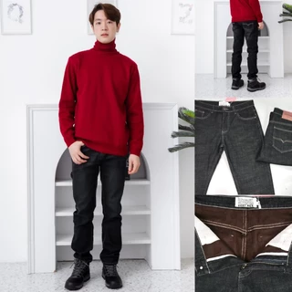 PT12 กางเกงยีนส์บุขนกันหนาวผู้ชาย กันหิมะใส่ติดลบ รุ่น TOUGH WARM JEAN FOR MEN COATMEE