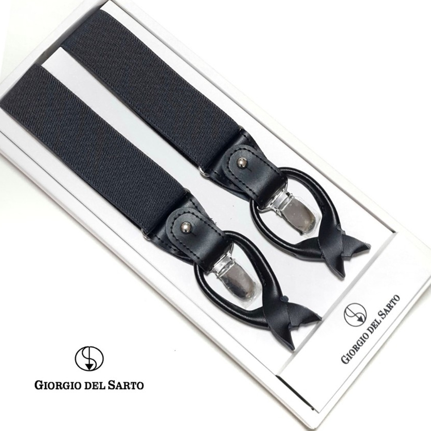 Giorgio Del Sarto Adults Suspender Grey สายเอี้ยมสีเทา
