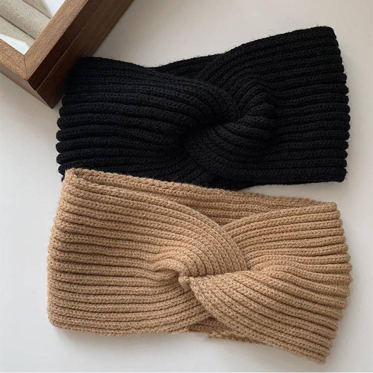 พร้อมส่งร้านในไทย!!ที่คาดผมผ้าไหมพรม งานไหมพรมถักอย่างดี คาดผมกระชับไม่ปวดศีรษะ