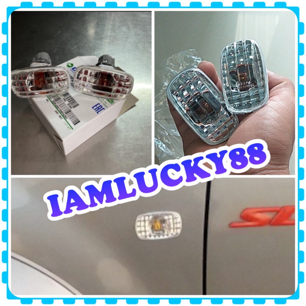 (โค้ดB9HZAลด20.-*) (ค่าส่งถูก) ไฟเลี้ยวแก้มข้าง ไฟแก้ม ไฟเลี้ยว ลายเพชร คริสตัล Isuzu Dmax อีซูซุ ดีแมค 2002-2022
