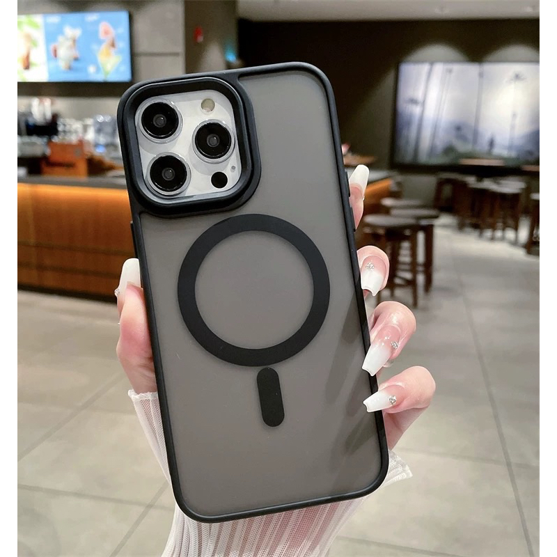 เคสกันกระแทกสีดำ สำหรับ iPhone 16 pro max 16 pro 16 plus 16 15 pro max/pro/plus 15 14 pro max/pro/pl