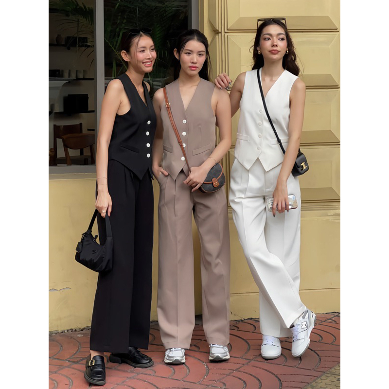 Roomry.n - Milli pants กางเกงกระบอกใหญ่ขายาว ผ้าดี - รูปที่ 2