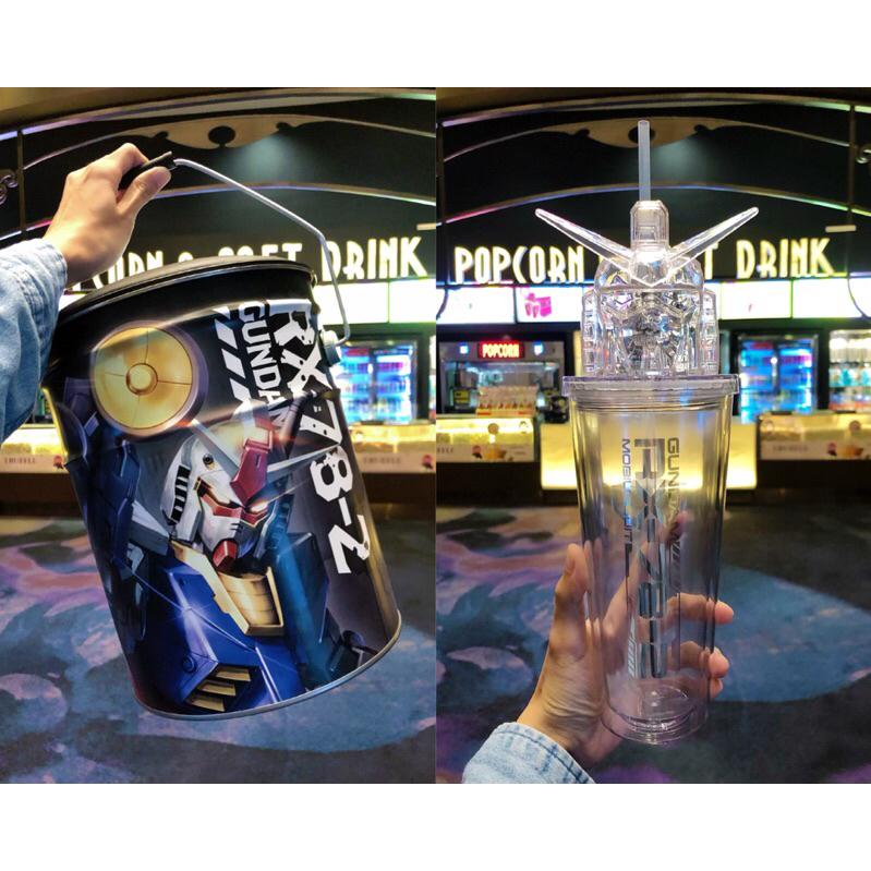 (ทักขอลด20%) แก้ว Gundam Double wall cup แก้ว กันดั้ม จาก Major Cineplex