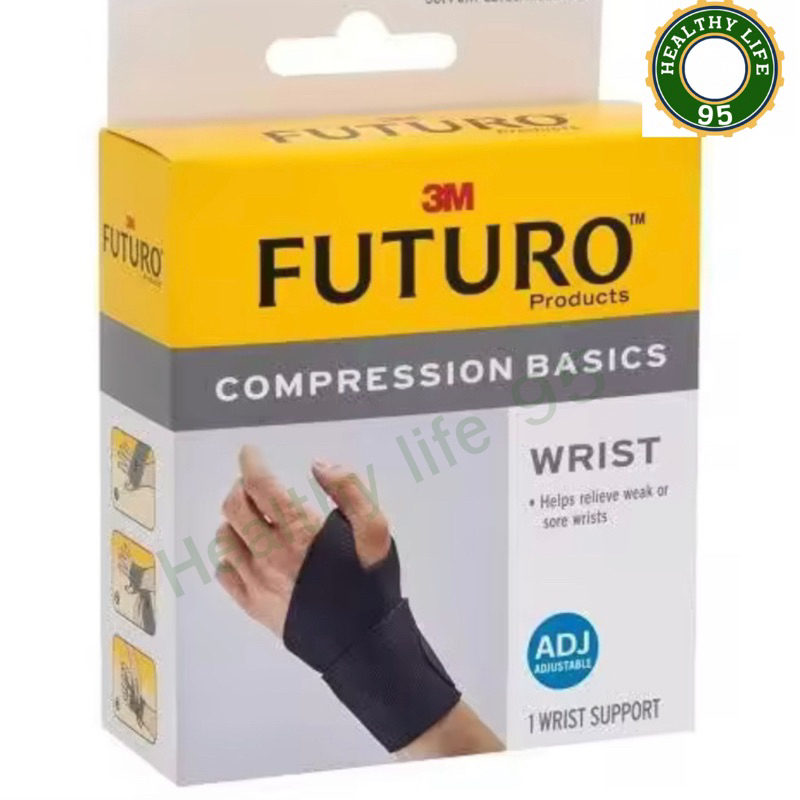Futuro Compression Basics Wrist ฟูทูโร่ อุปกรณ์พยุงข้อมือ รุ่นเบสิค แบบปรับกระชับได้