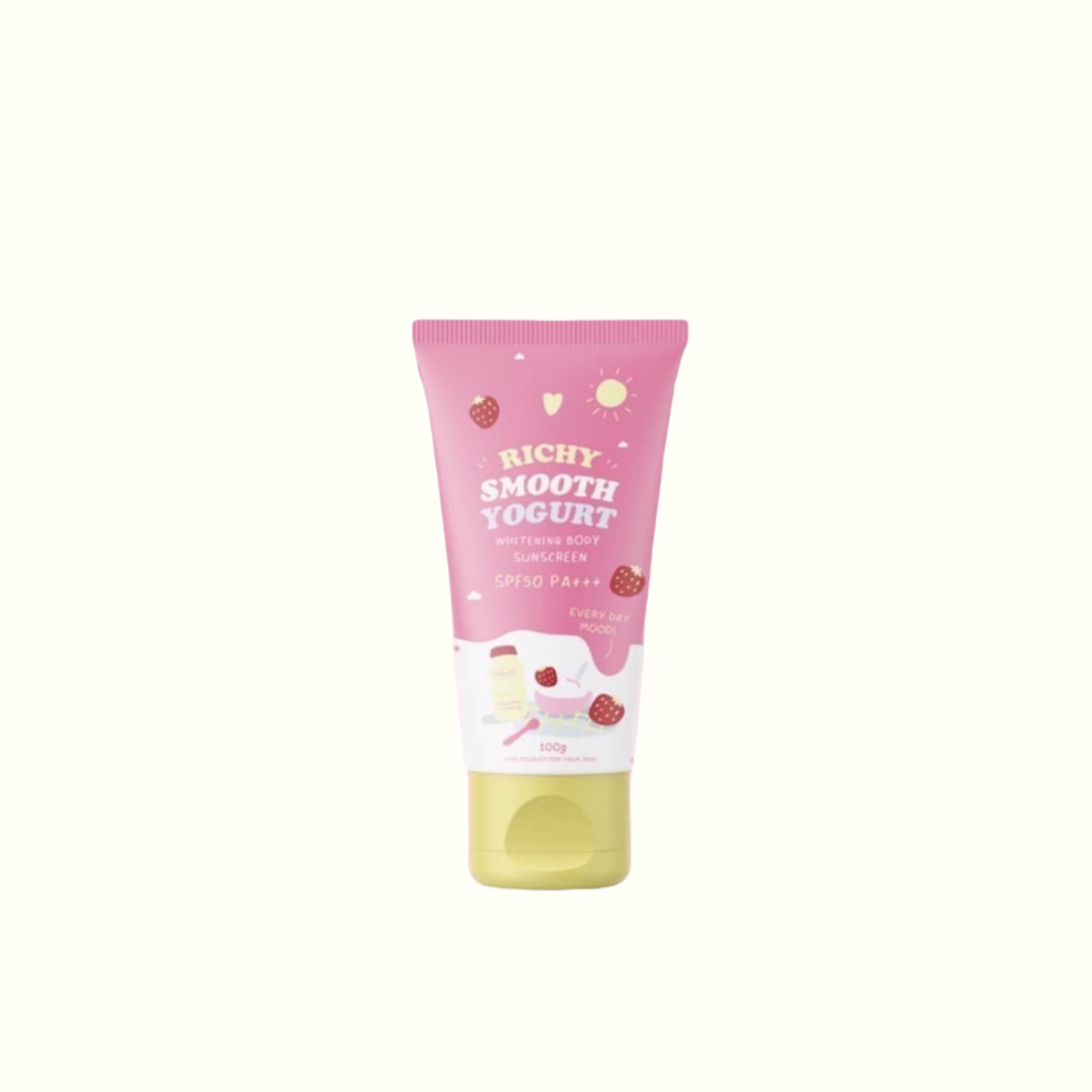 Richy sunscreen กันแดดริชชี่ เนื้อสมูทตี้ โยเกิร์ต SPF50