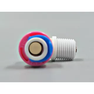 ข้องอ เกลียว 1 หุน เสียบสาย 2 หุน แบบมีเช็ควาล์ว (Check Valve) พลาสติก Food grade อะไหล่เครื่องกรองน้ำ ทั่วไป , RO