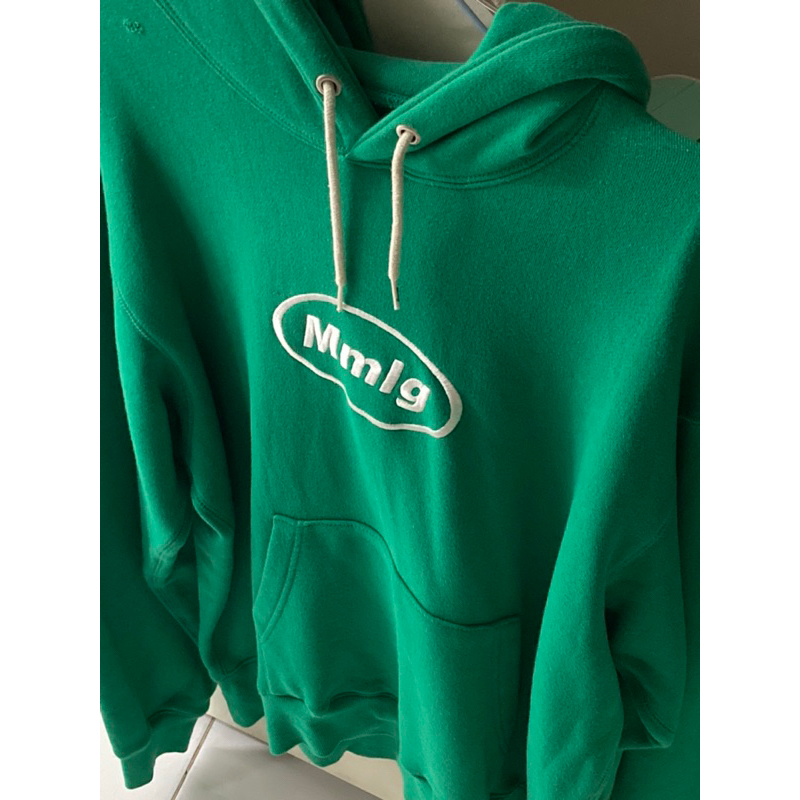 พร้อมส่ง💚🤍 Mmlg green hood เสื้อกันหนาว hoodie