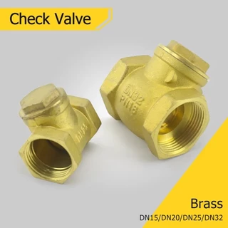 สวิง เช็ควาล์ว เช็ค วาล์ว ทองเหลือง วาล์วกันย้อน แบบแนวราบ Swing Check Valve 1/2 -1.5 นิ้ว