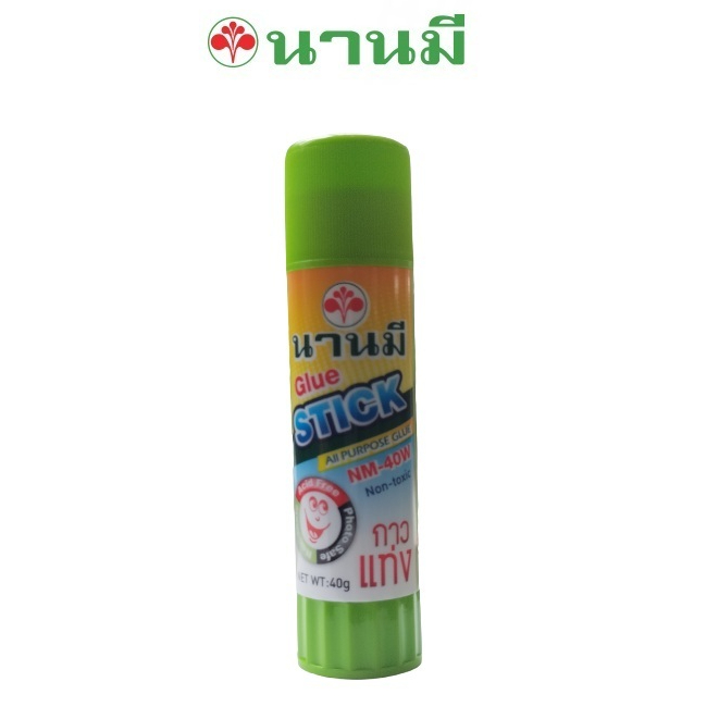 Nanmee ตรานานมี กาวแท่ง 40 กรัม NM-40W จำนวน 1 แท่ง